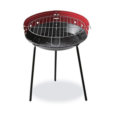 Charcoal Barbecue with Stand EDM 73832 Red/Black Iron Ø 33 x 45 cm