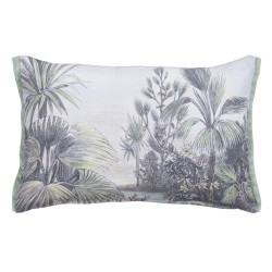 Coussin Palmiers 100 % coton 45 x 30 cm