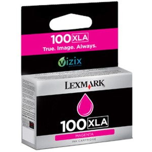 Original Ink Cartridge Lexmark 100 XLA Black Magenta