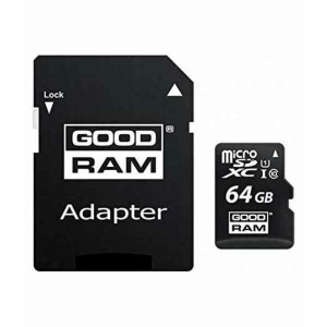 Carte Mémoire Micro SD avec Adaptateur GoodRam A0025034 Cours 10 UHS-I 100 Mb/s