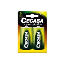 Piles Alcalines Cegasa Bl.LR20 D 1,5V (2 uds) (12 Unités)