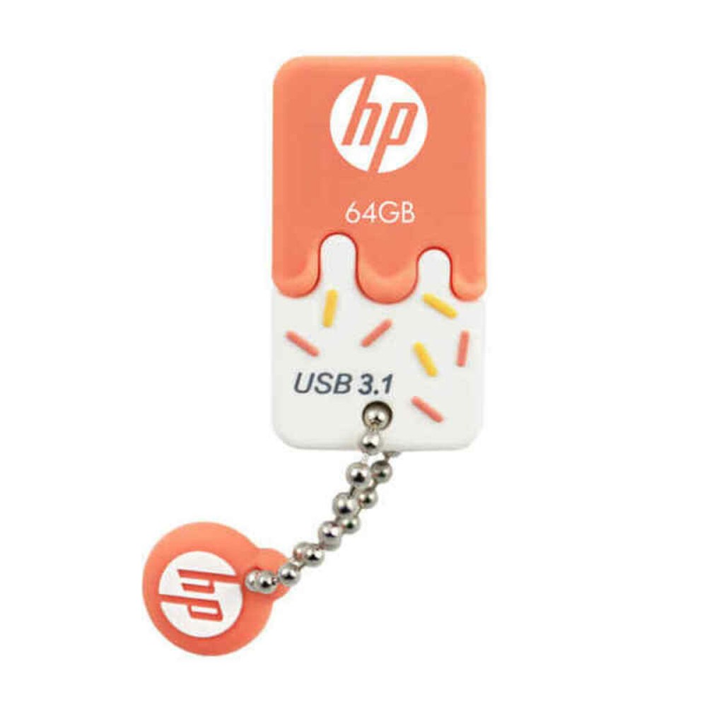 Clé USB HP HPFD778O-64 Orange 64 GB 75 MB/s (1 Unité)