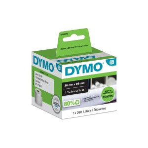 Printer Labels Dymo 1983172 White Black/White