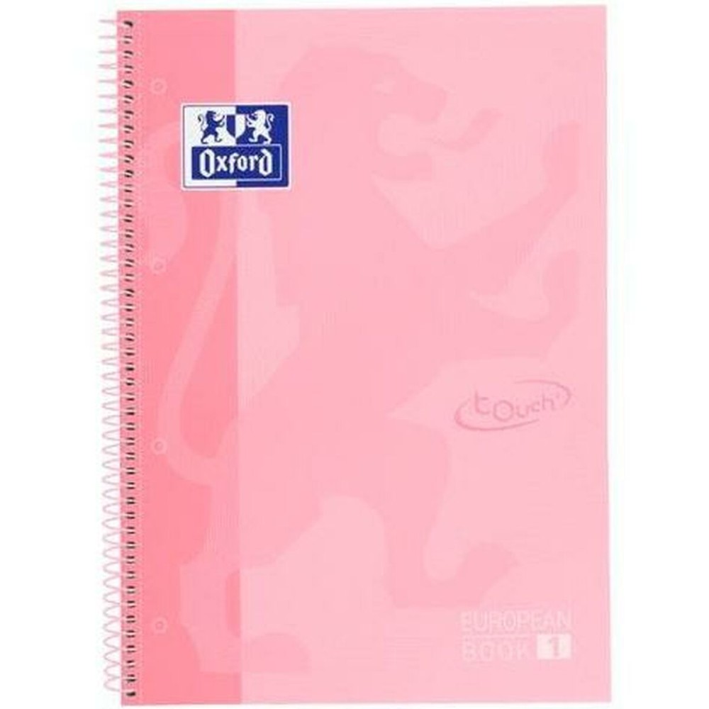 Notebook Oxford European Book Light Pink A4 A4+ 80 Sheets 5 Pieces