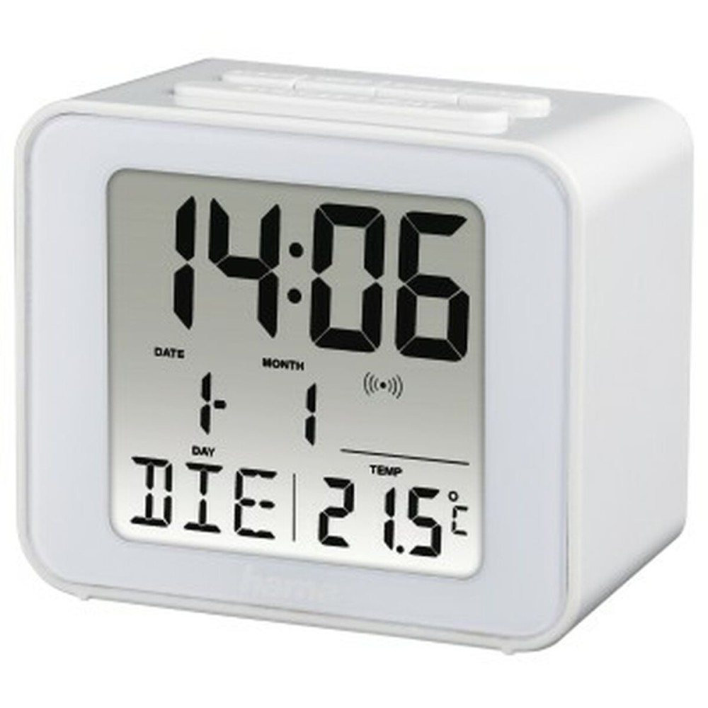 Alarm Clock Hama Cube White