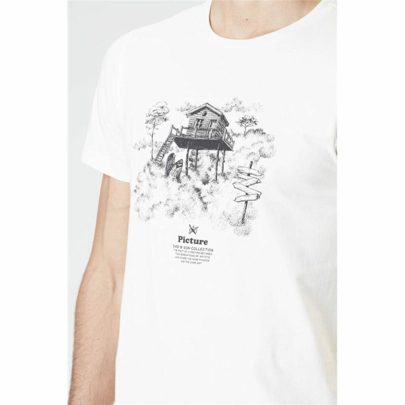 T-Shirt Picture  DS Surf Cabin Natural Weiß