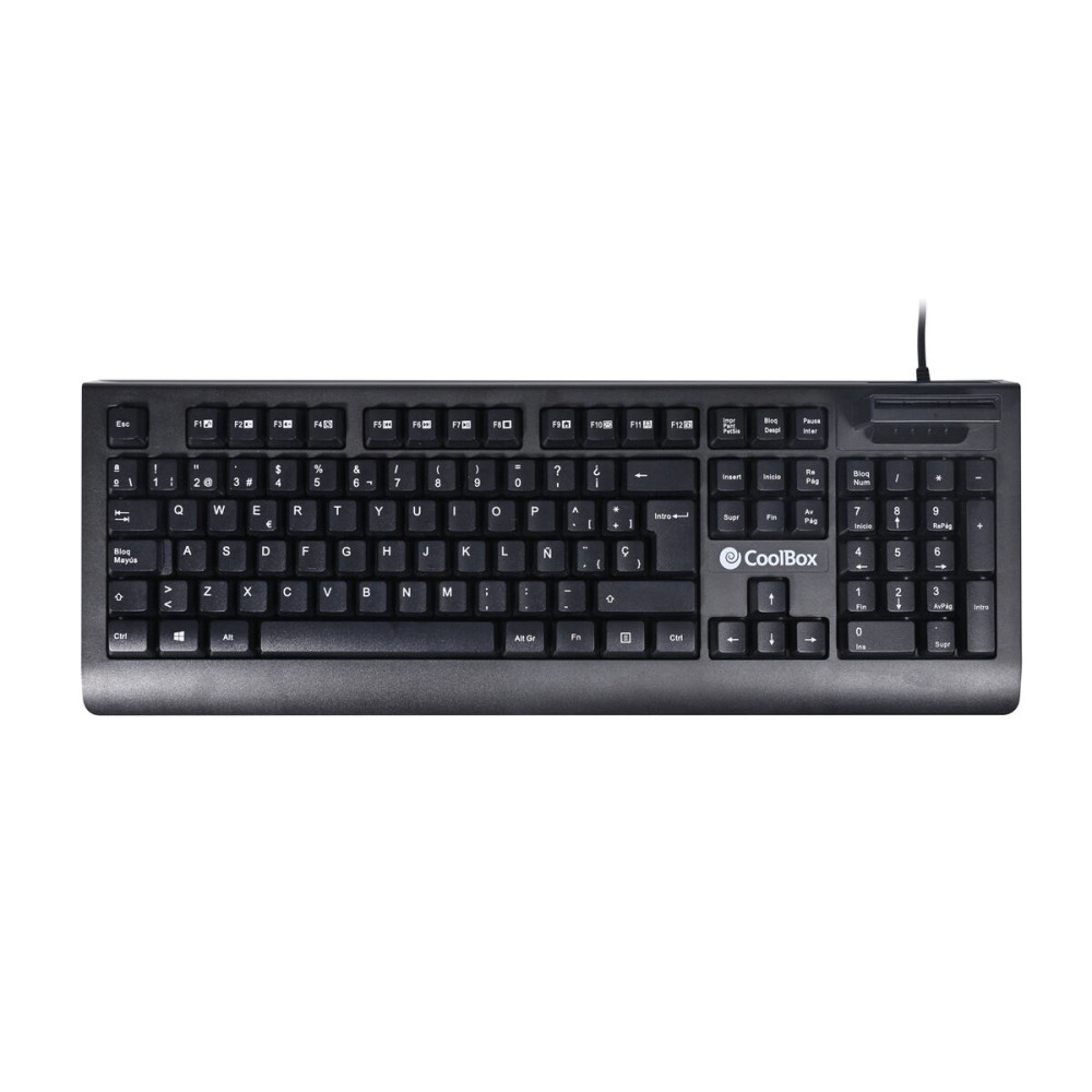 Clavier CoolBox COO-TEC04DNI Noir Espagnol Qwerty