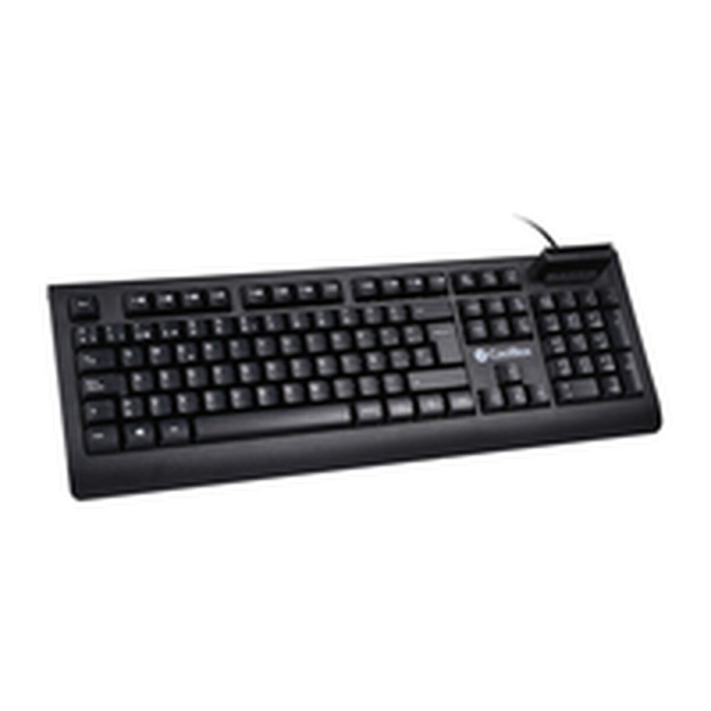 Tastatur CoolBox COO-TEC04DNI Schwarz Qwerty Spanisch