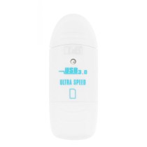 Lecteur de Cartes Externe TNB Mini USB 3.0 Blanc