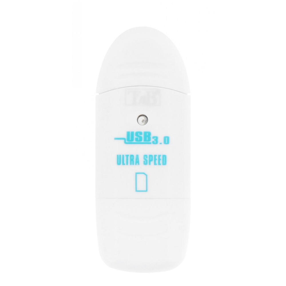 Lecteur de Cartes Externe TNB Mini USB 3.0 Blanc