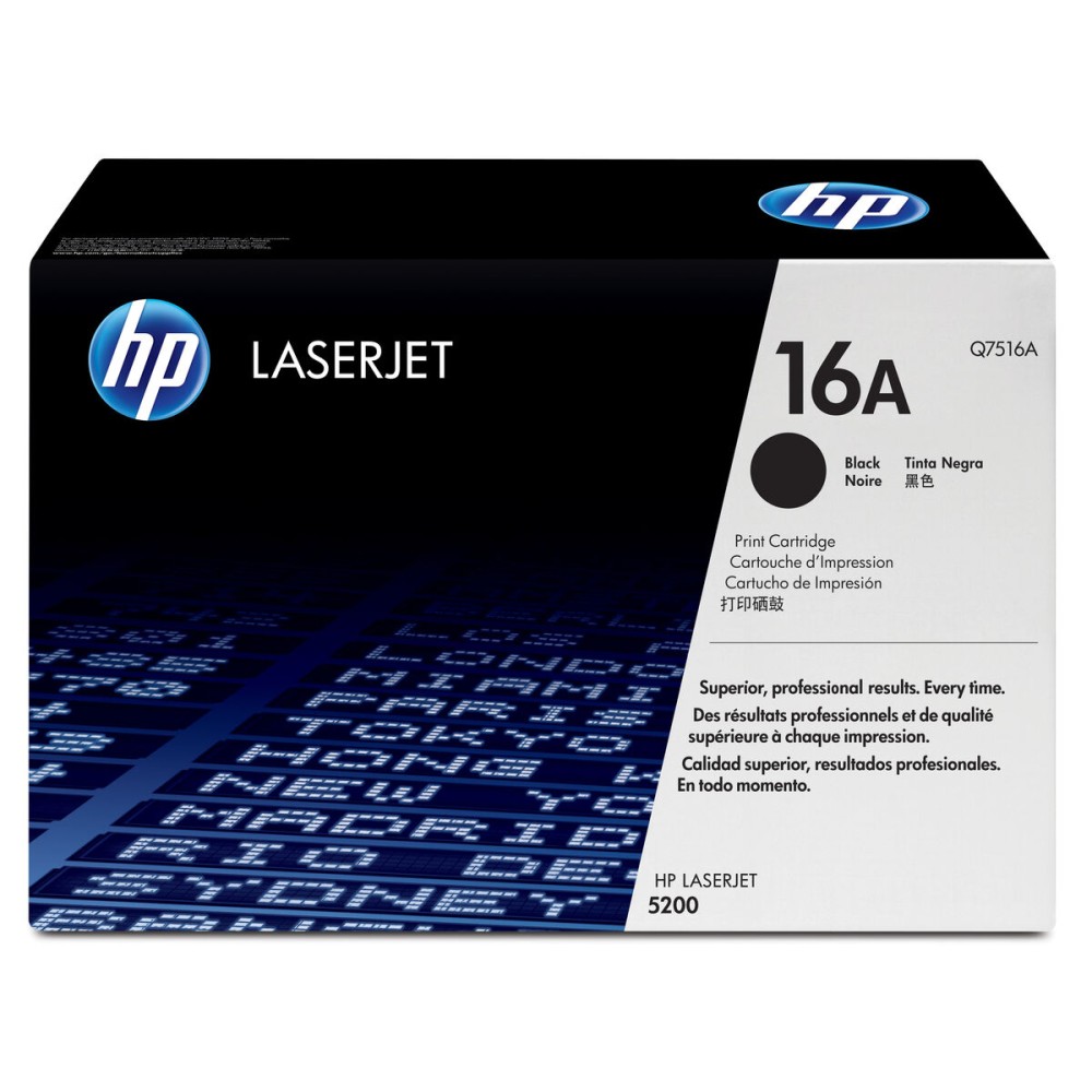 Toner original HP 16A Noir