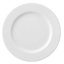 Assiette plate Ariane Prime Céramique Blanc (24 cm) (12 Unités)