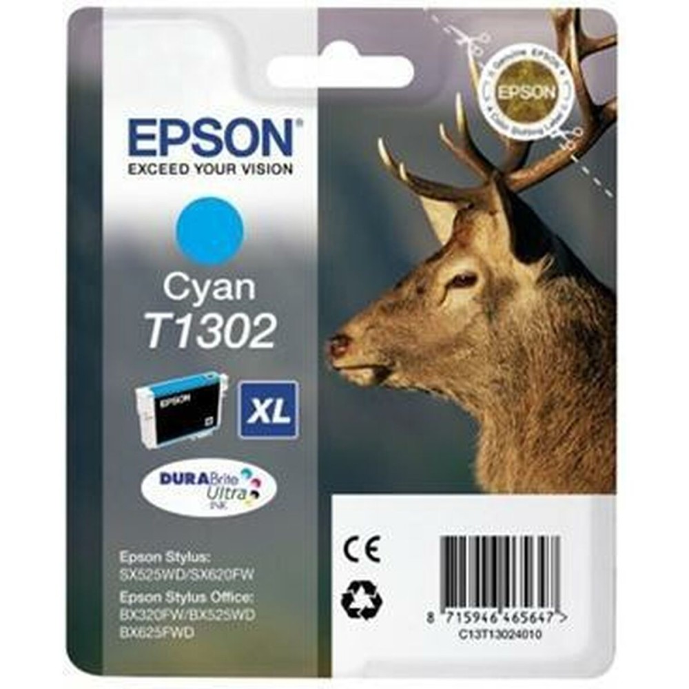 Original Ink Cartridge Epson C13T13024012 Cyan