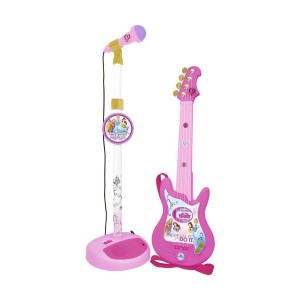 Kindergitarre Disney Princess Mikrofon Rosa Disney Prinzessinnen