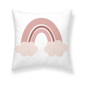 Cushion cover Kids&Cotton Lavi A Pink 50 x 50 cm Rainbow