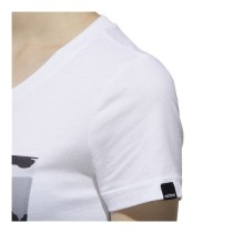 Women’s Short Sleeve T-Shirt Adidas Boxed Camo White