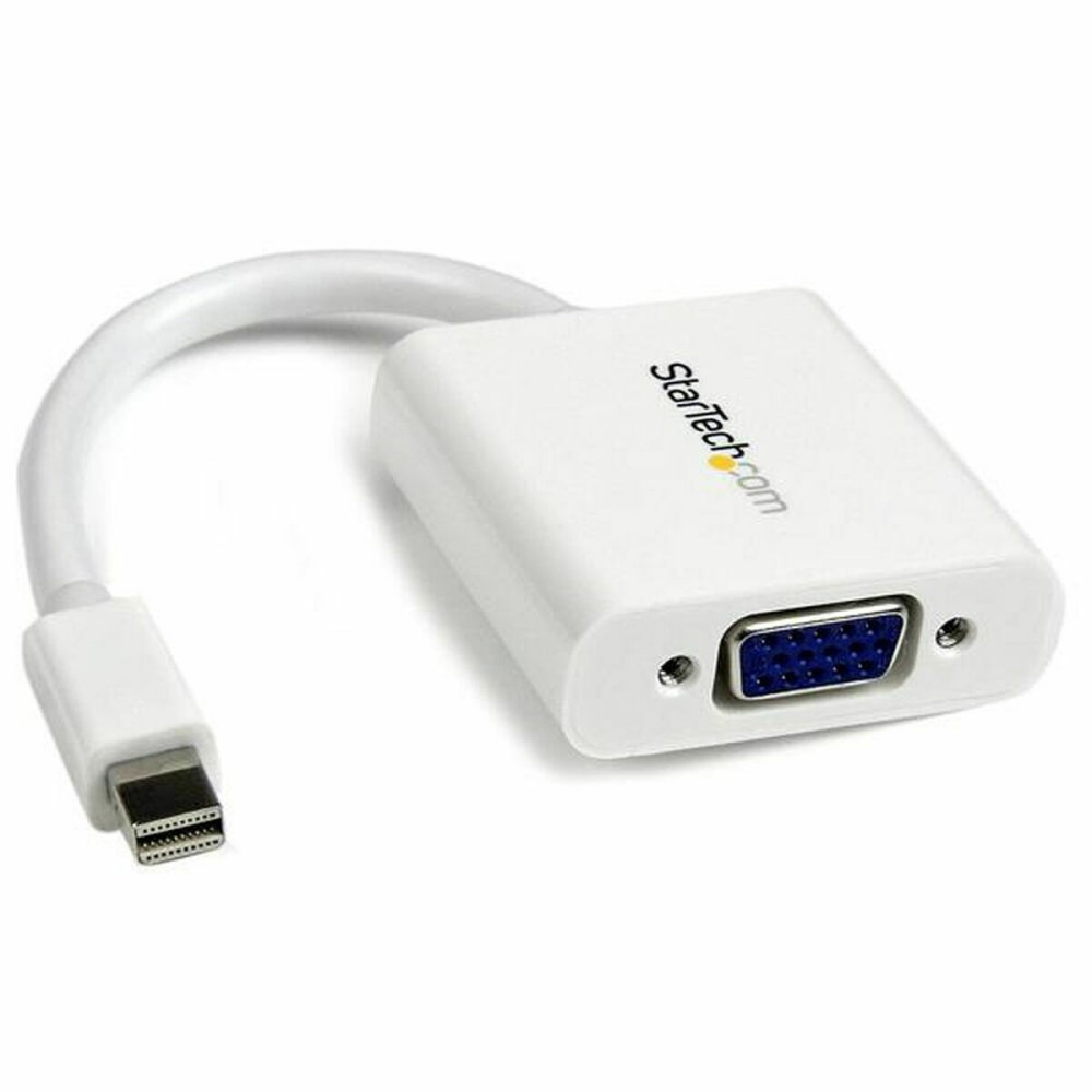 Adaptateur Mini DisplayPort vers VGA Startech MDP2VGAW Blanc