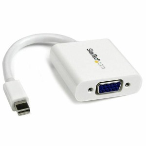 Adaptateur Mini DisplayPort vers VGA Startech MDP2VGAW Blanc