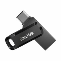 USB Pendrive SanDisk Ultra Dual Drive Schwarz Schwarz/Silberfarben 128 GB