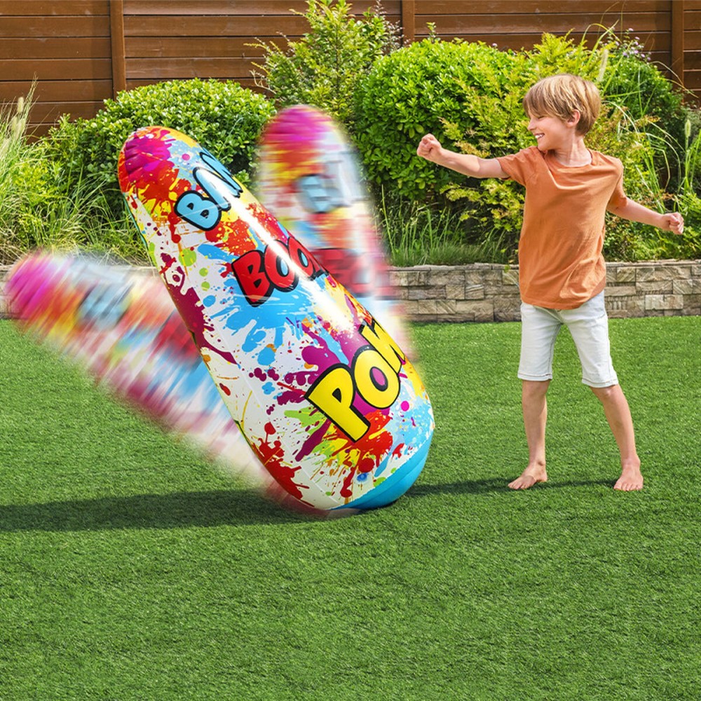 Bestway Punching Gonflable Comic 119 cm +3 Ans Intérieur et Jardin 52630