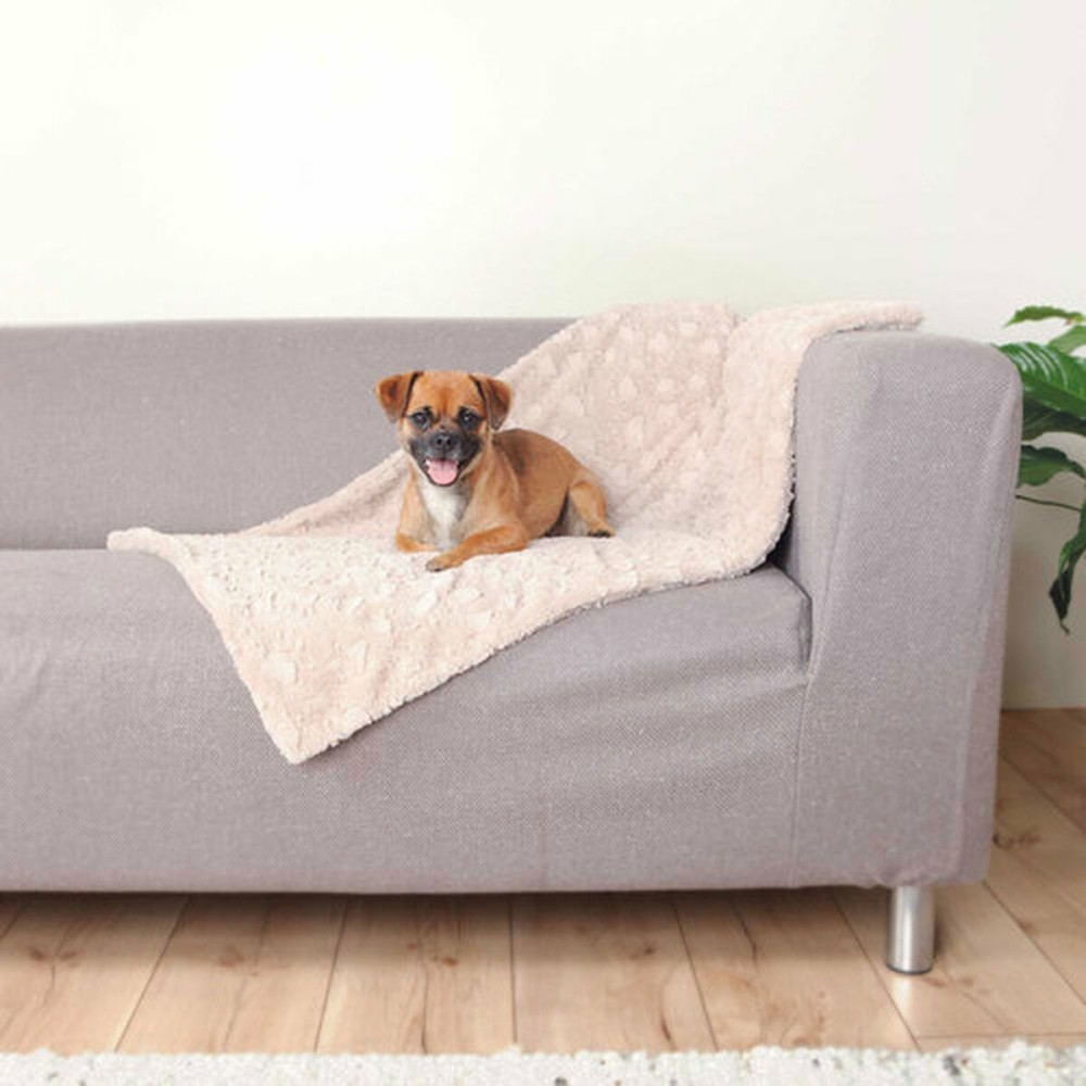 Decke für Haustiere Trixie Cosy Beige Plüsch 100 × 70 CM