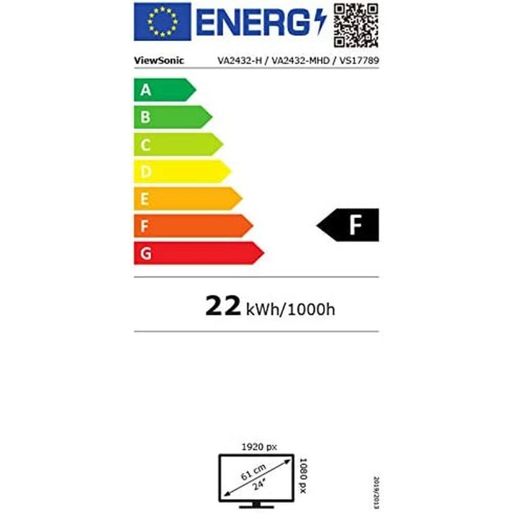 Écran ViewSonic VA2432-MHD 23,8" HD LED IPS