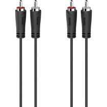 Kabel 2 x RCA Hama 00205258 3 m Schwarz