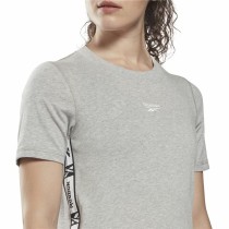 T-shirt à manches courtes femme Reebok Tape Pack Gris