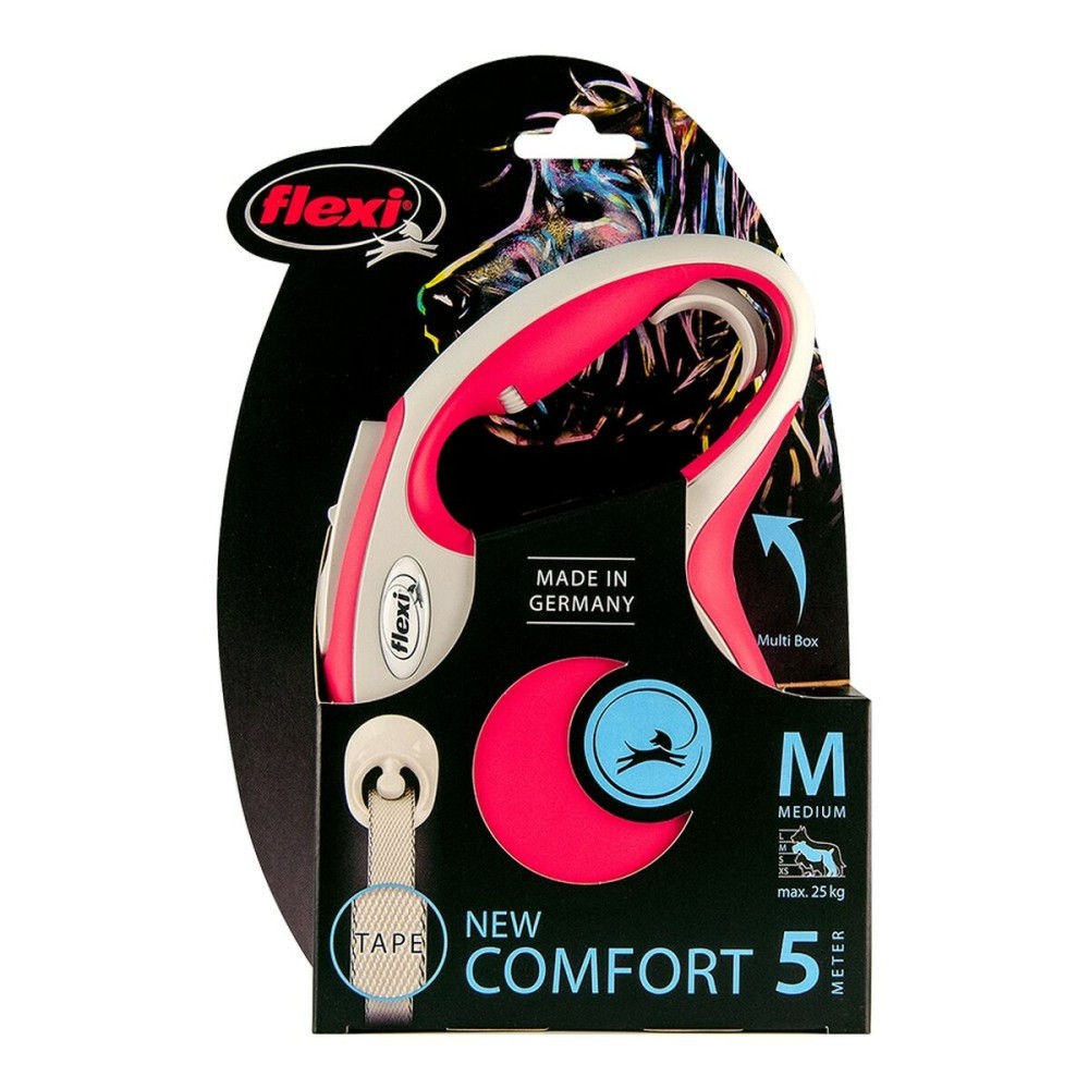 Laisse pour Chien Flexi NEW COMFORT Rouge XS