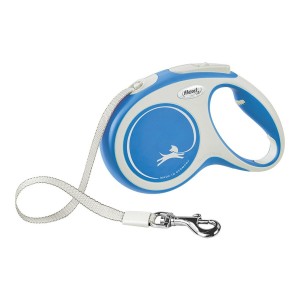 Dog Lead Flexi NEW COMFORT Blue Size M