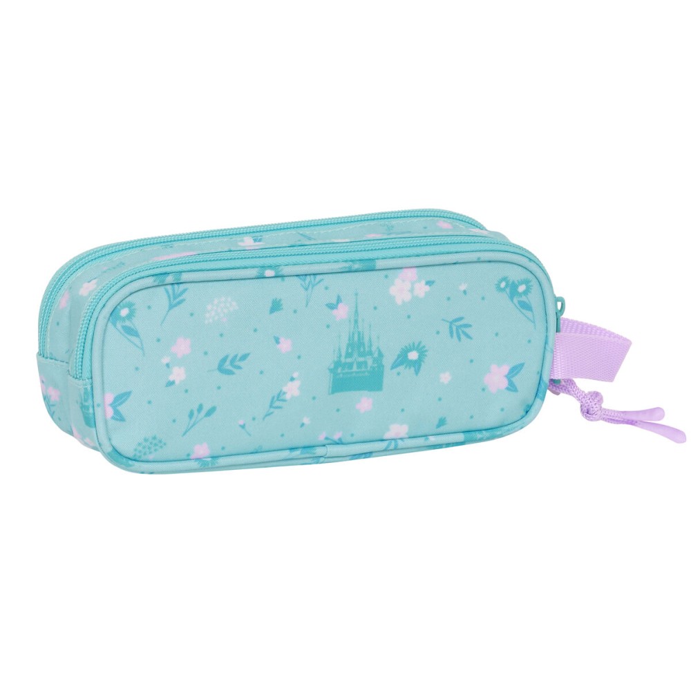 Zweifaches Mehrzweck-Etui Frozen Hello spring Hellblau 21 x 8 x 6 cm