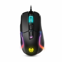 Mouse Krom Kick Schwarz 6200 dpi 12000 dpi RGB