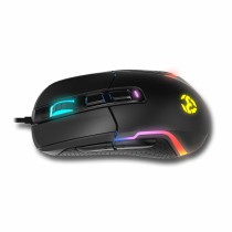 Mouse Krom Kick Schwarz 6200 dpi 12000 dpi RGB