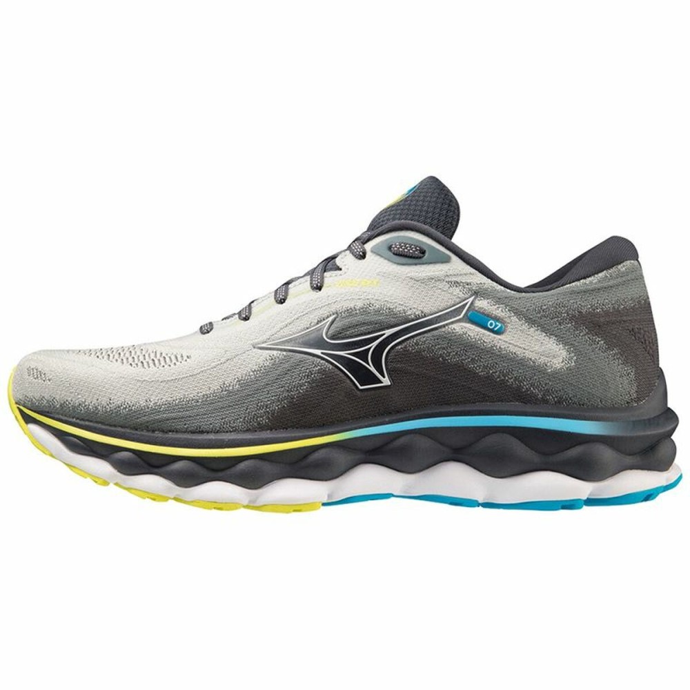 Running Shoes for Adults Mizuno Wave Sky 7 Black Grey