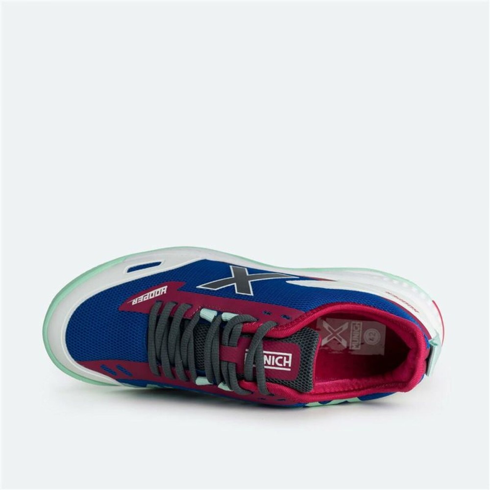 Chaussures de Sport pour Homme Munich Hooper 02 Bleu Blanc Homme Handball