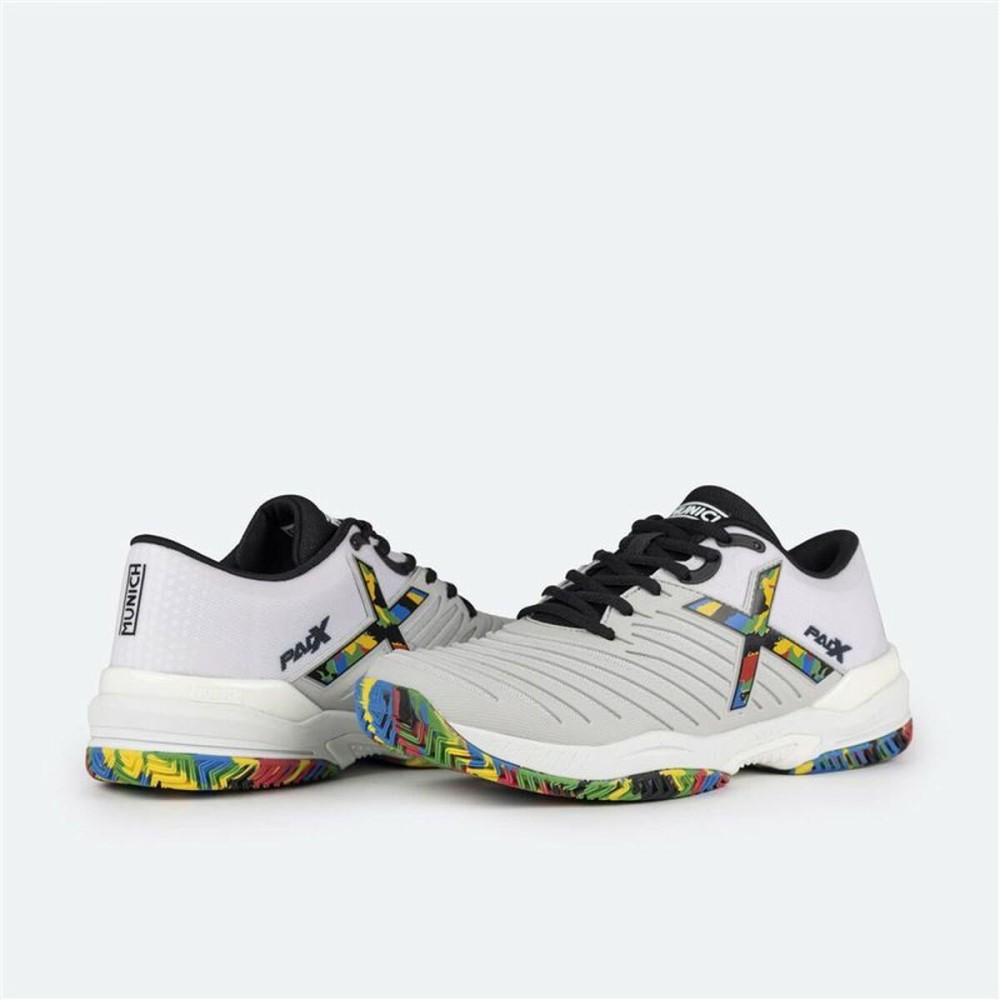 Chaussures de Padel pour Adultes Munich Padx Olympix 51 Gris clair