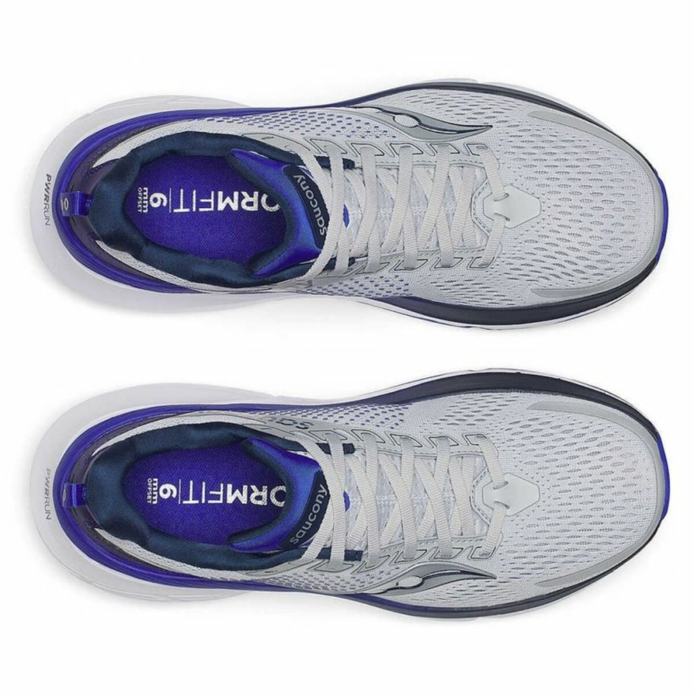 Chaussures de Running pour Adultes Saucony Guide 17 Bleu Blanc