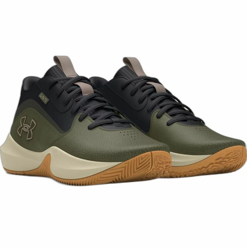 Basketballschuhe für Erwachsene Under Armour Lockdown 7 Khaki Olive