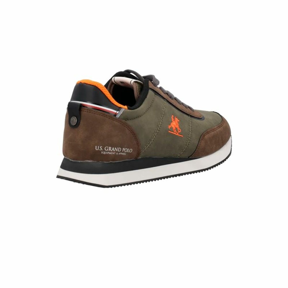 Sneaker U.S. Grand Polo Rennes Essential Nbk Olive Hellbraun