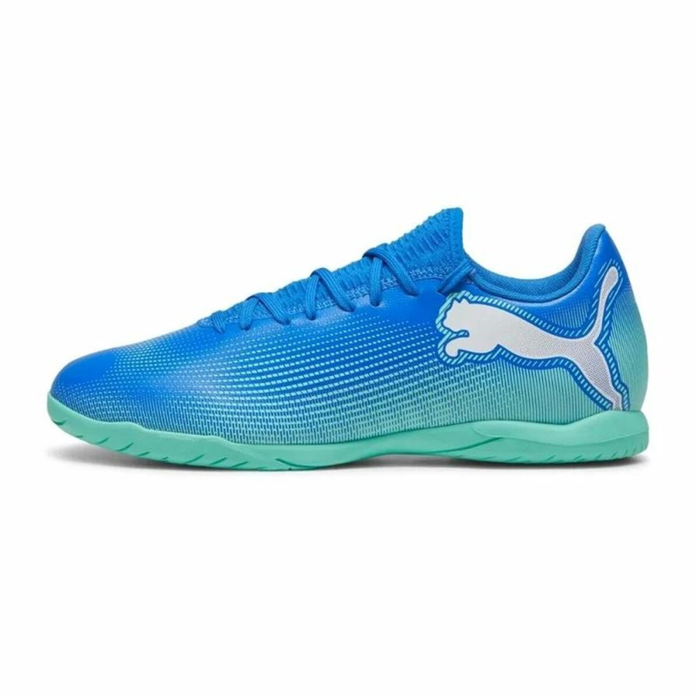 Chaussures de Futsal pour Adultes Puma Future 7 Play It Bleu