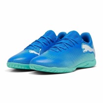 Chaussures de Futsal pour Adultes Puma Future 7 Play It Bleu