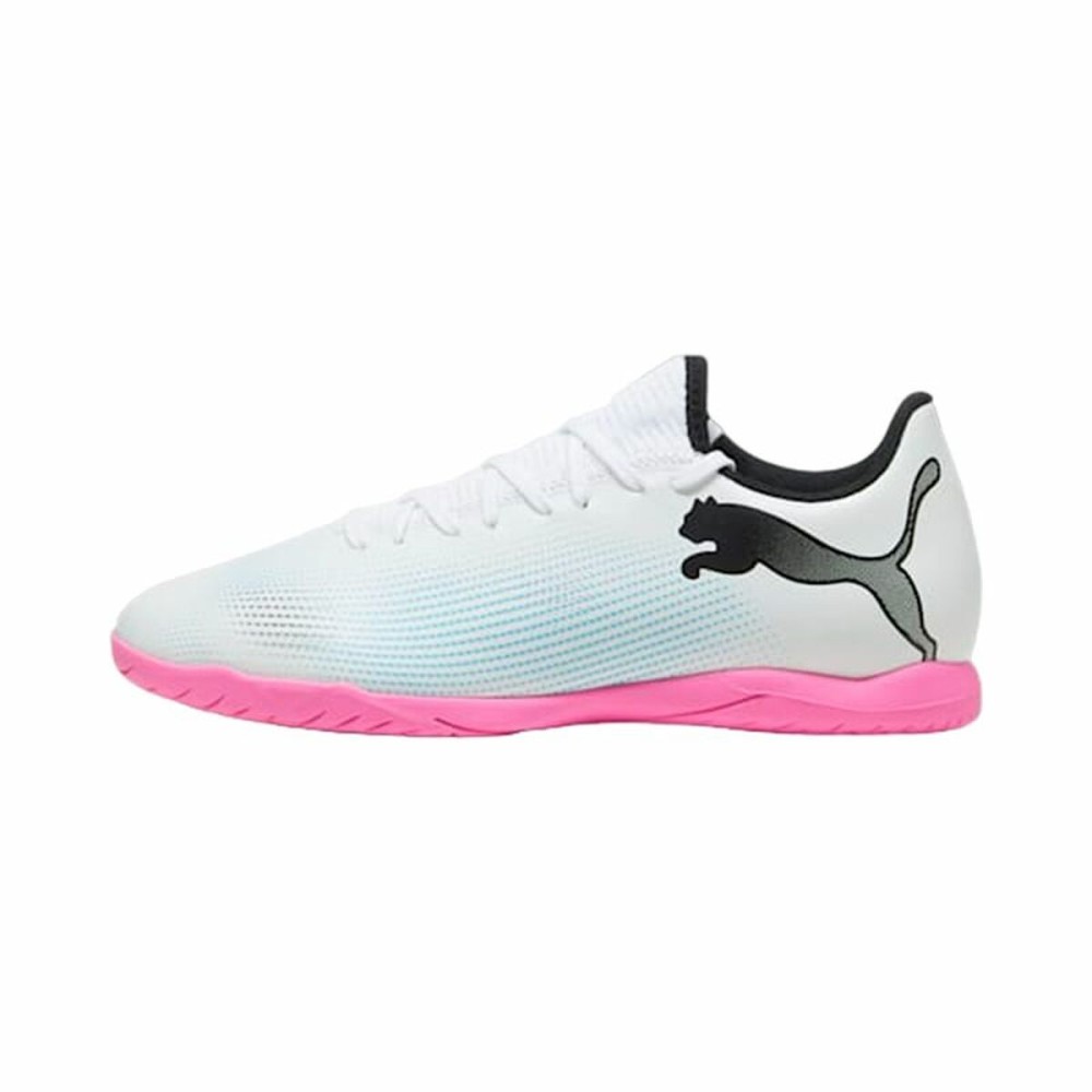 Chaussures de Futsal pour Adultes Puma Future 7 Play Blanc