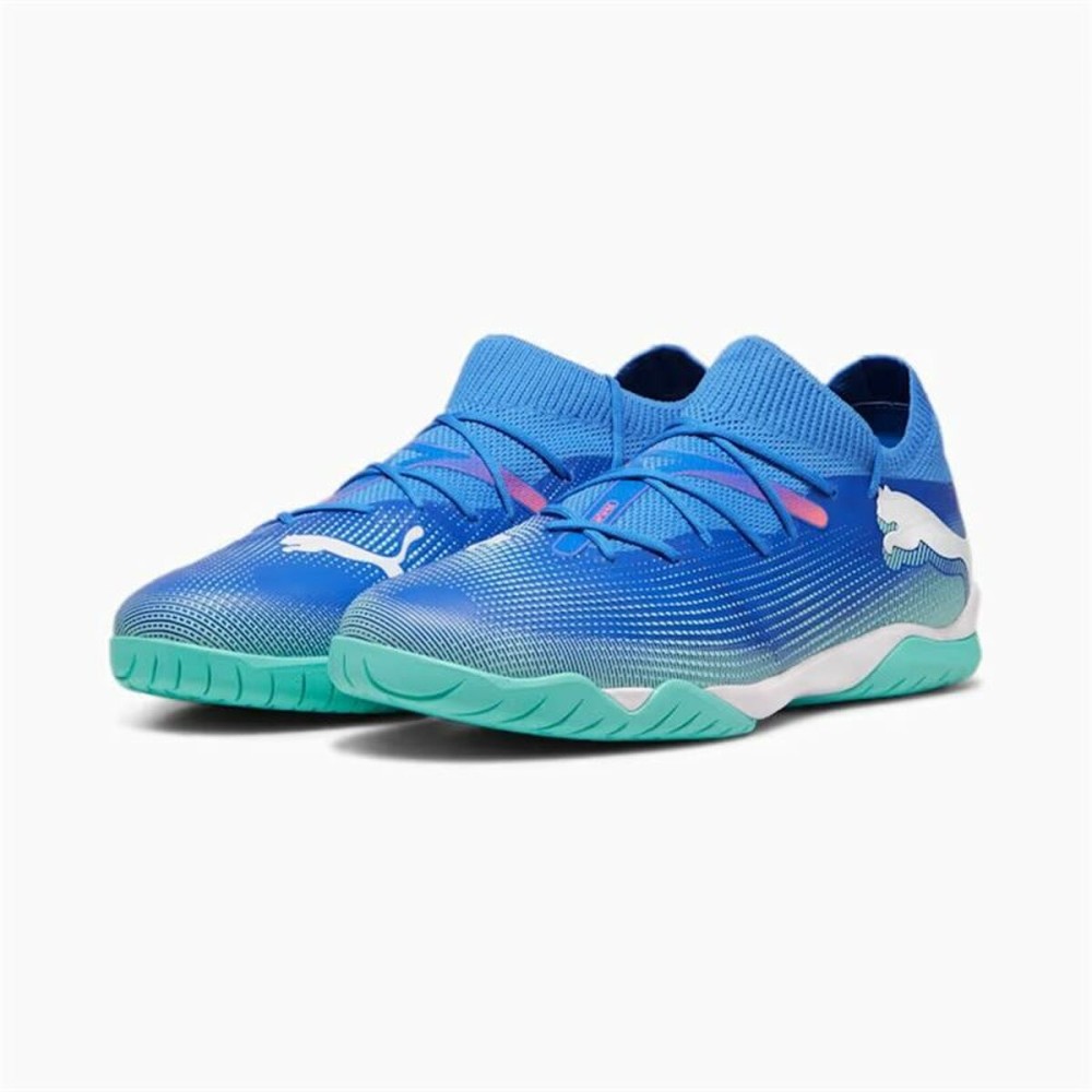 Chaussures de Futsal pour Adultes Puma Future 7 Match It Bleu