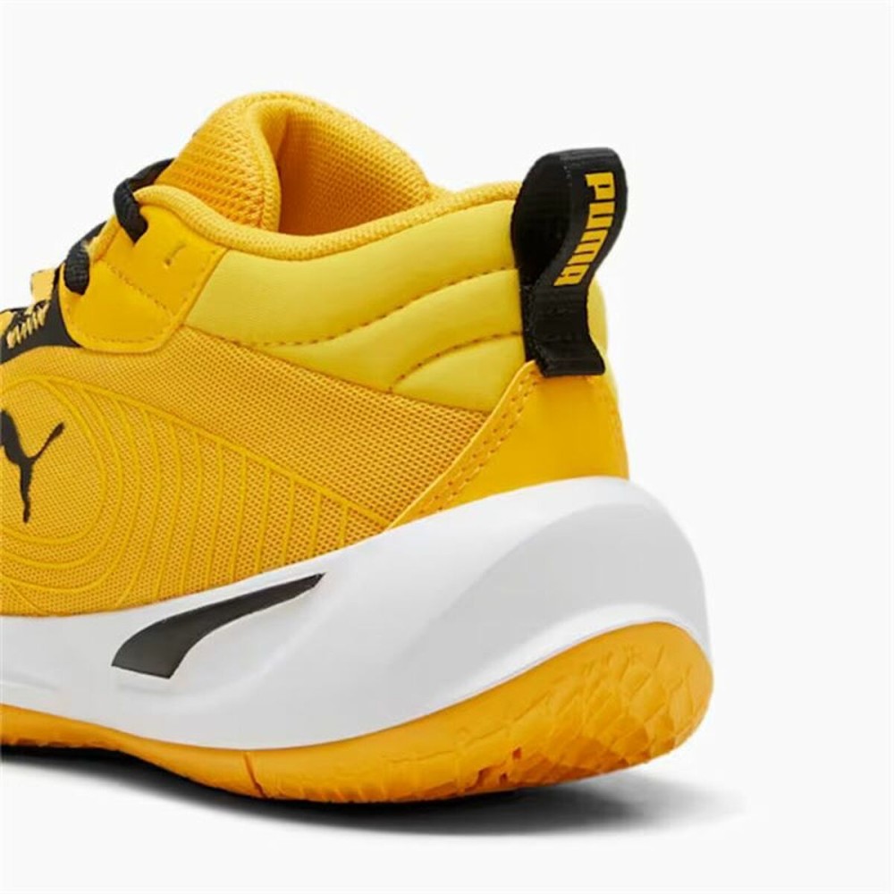 Chaussures de Basket-Ball pour Enfants Puma Playmaker Pro Jaune