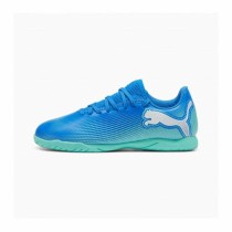 Children's Indoor Football Shoes Puma Future 7 Play It Blue