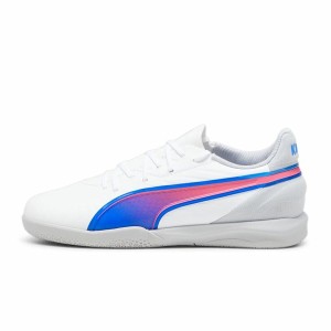 Chaussures de Futsal pour Enfants Puma King Match It Blanc