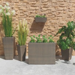 Blumentopf Marlene Rattan 42 x 42 x 90 cm