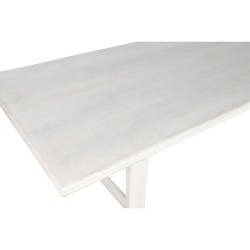 Dining Table Home ESPRIT White Mango wood 213,4 x 96,5 x 76,2 cm