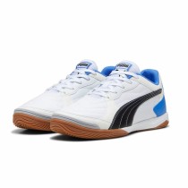 Adult's Indoor Football Shoes Puma Pressing Iv White Blue