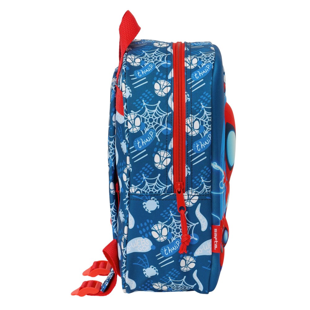 Cartable Spider-Man Rouge Blue marine 22 x 27 x 10 cm 3D